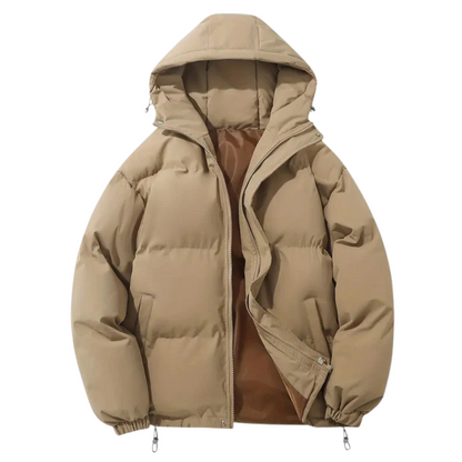 Veste d'hiver noir réversible et chaud pour homme