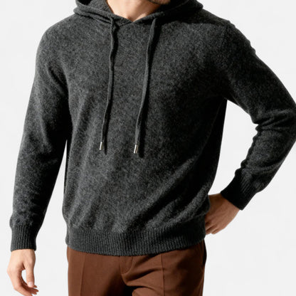 Pull Homme Laine Brun Chaud Hiver