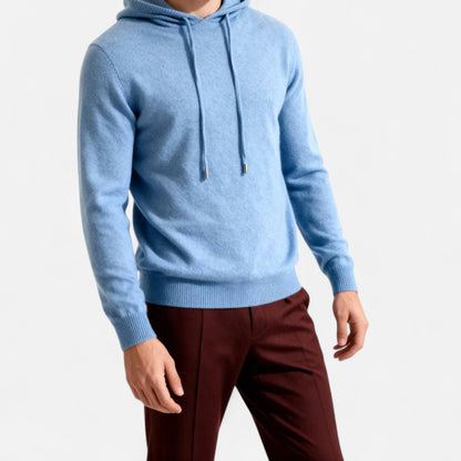 Pull Homme Laine Brun Chaud Hiver