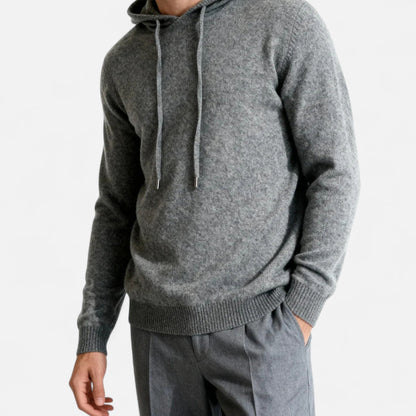 Pull Homme Laine Brun Chaud Hiver