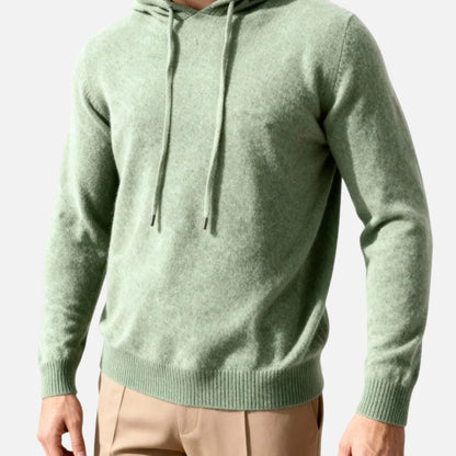 Pull Homme Laine Brun Chaud Hiver