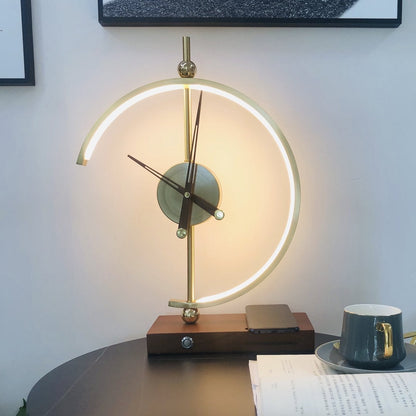 Horlogia™ – Lampe Pour Table De Nuit Chargeur + Horloge Intégrés