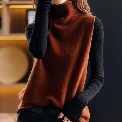 ESZTER - Pull Elégant à Col Roulé pour Femmes
