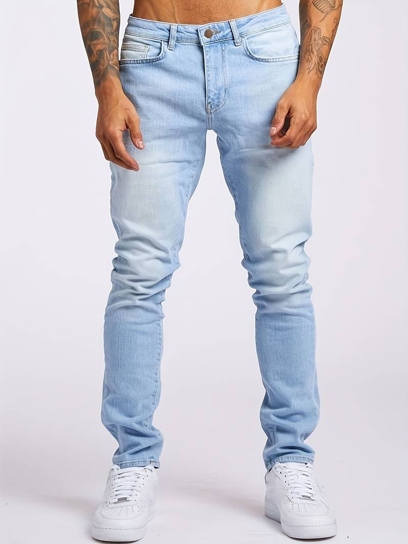 Pantalon Homme Droit Confortable pour Usage Quotidien