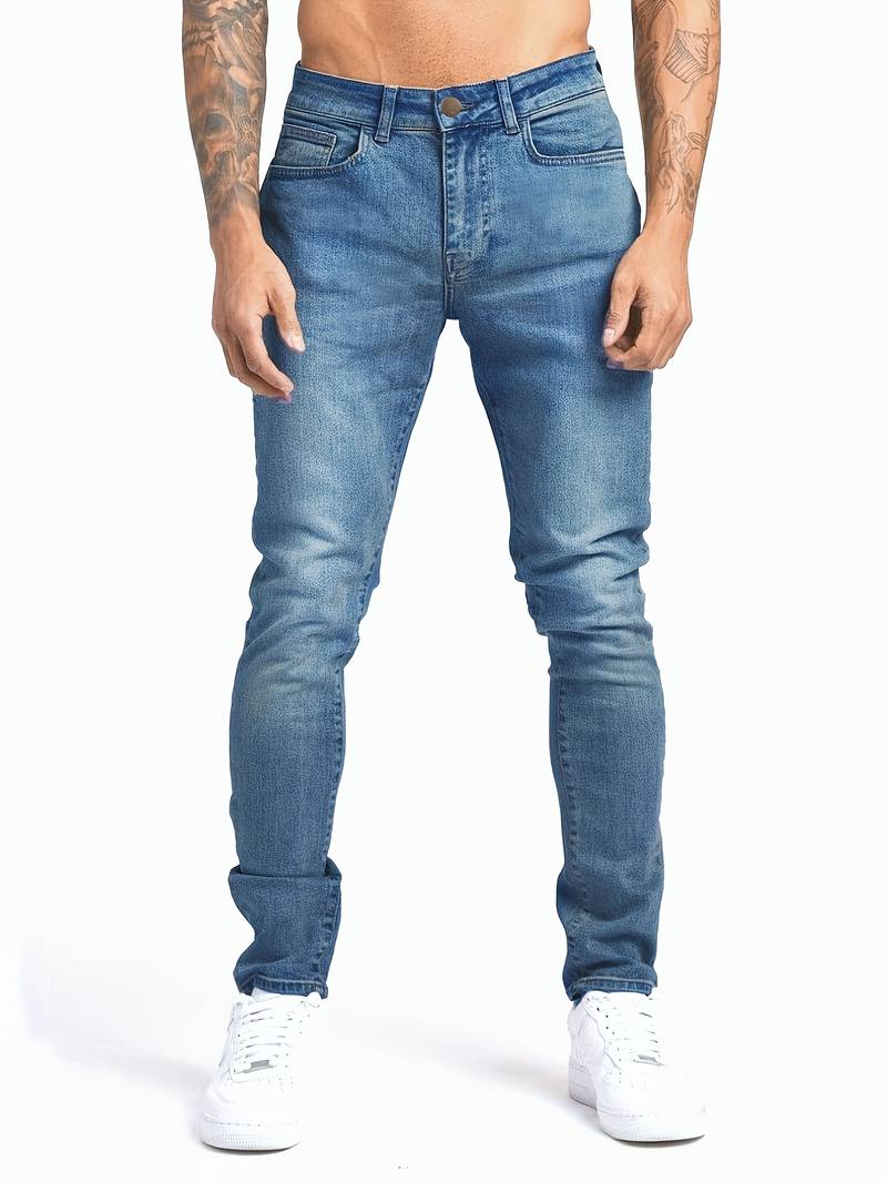 Pantalon Homme Droit Confortable pour Usage Quotidien
