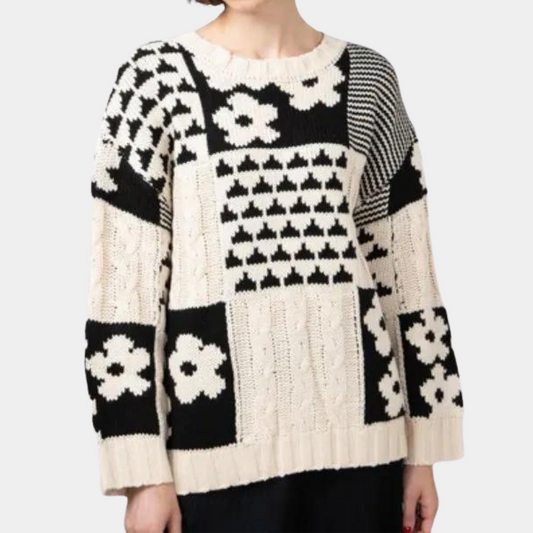 Pull Femme Élégant Taille Large - PanierRoyale
