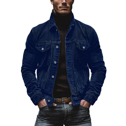 Blouson Homme Cuir Vintage Cllassique