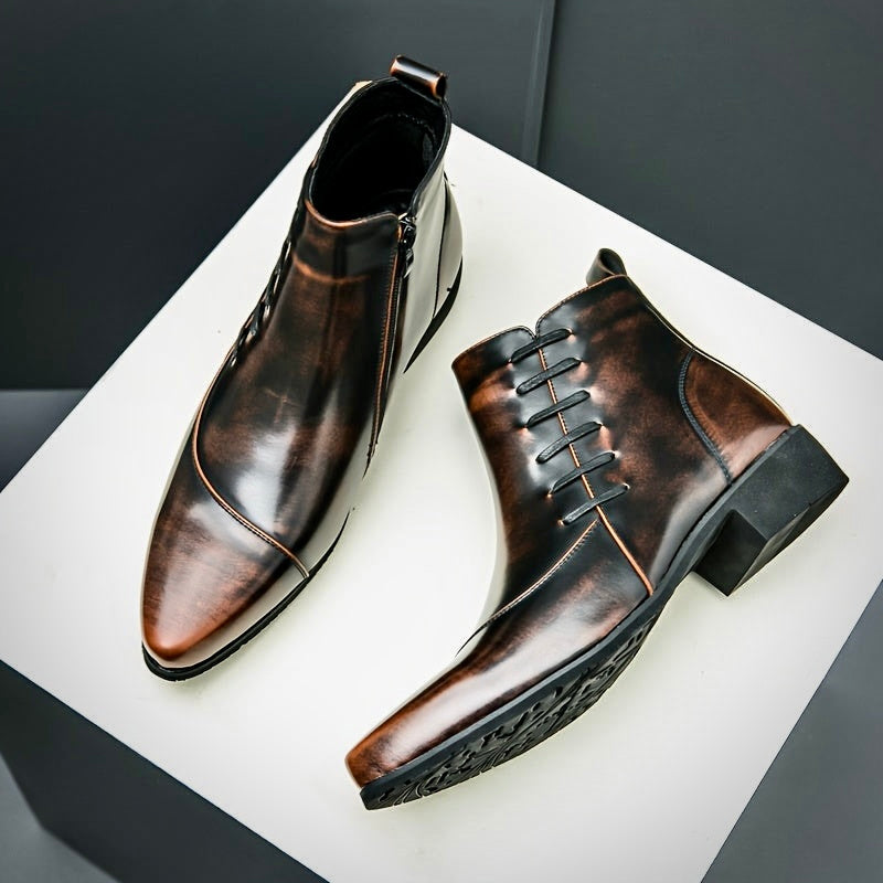 Bottes en Cuir Homme Élégantes