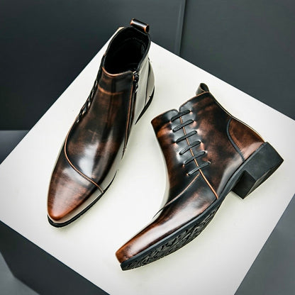 Bottes en Cuir Homme Élégantes