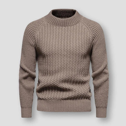 Pull Homme Tricot Waffle Chaud et Doux