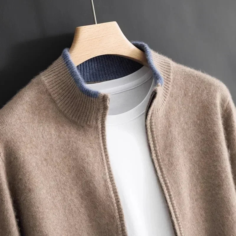 Blouson Homme Cashmere Élégant et Chaud - BerlinGlamour