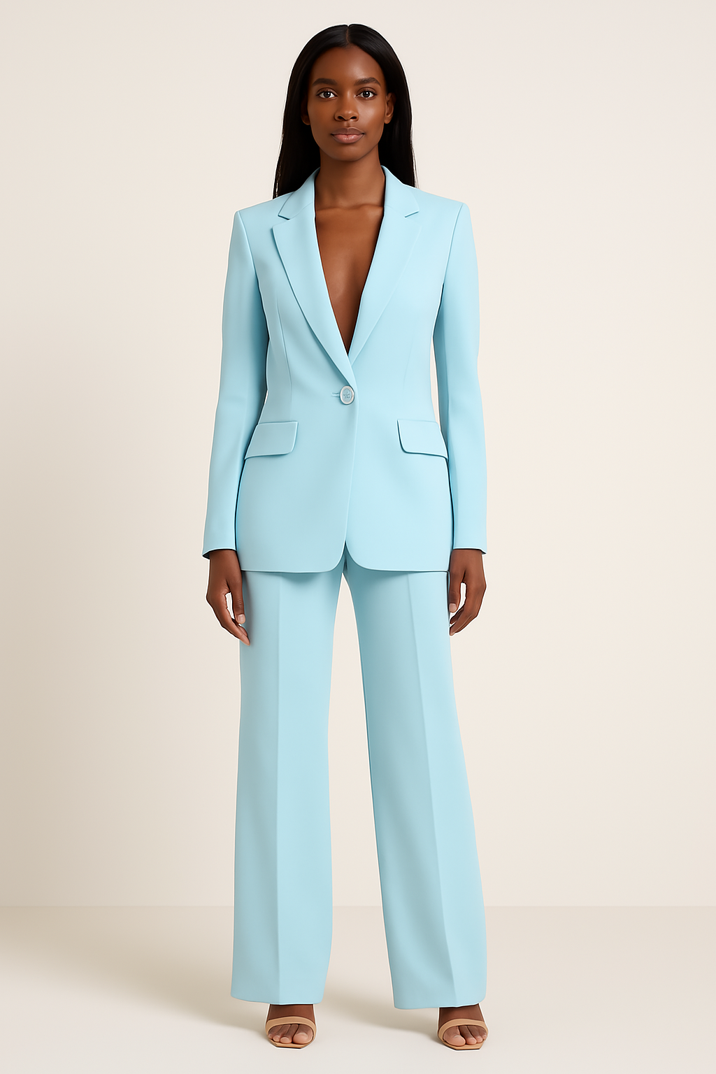 Costume Femme Élégant - Pantalon Tailleur Slim et Moderne - PanierRoyale