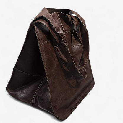 Sac à Main en Cuir Vaste et Pratique avec Poches Intérieures