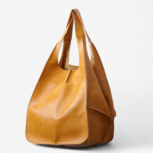 Sac à Main en Cuir Vaste et Pratique avec Poches Intérieures - PanierRoyale