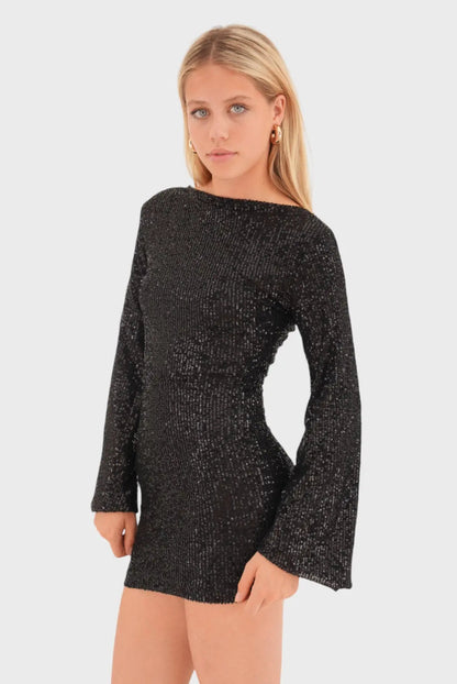 Robe de soirée courte pailletée pour femmes - BerlinGlamour
