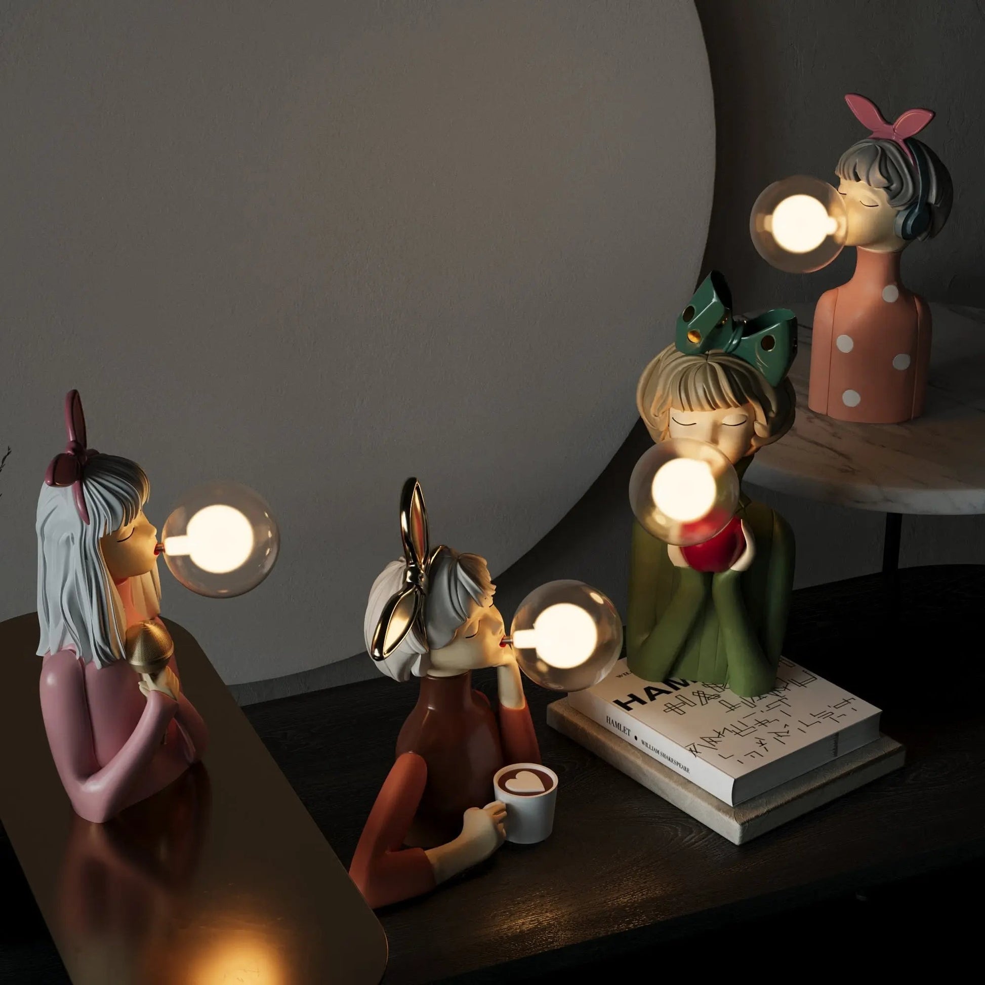 ElysianGlow - Artisan Sisters Tafellamp voor een Stijlvol Interieur Zendoo.de