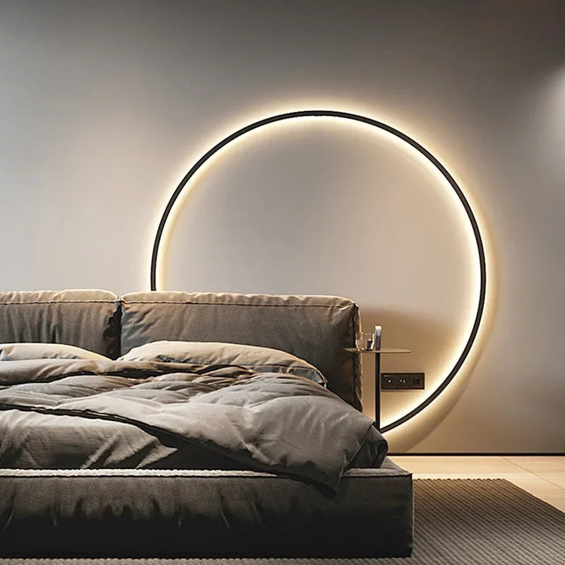Lampe Murale LED Rond Design pour Chambre à Coucher - PanierRoyale