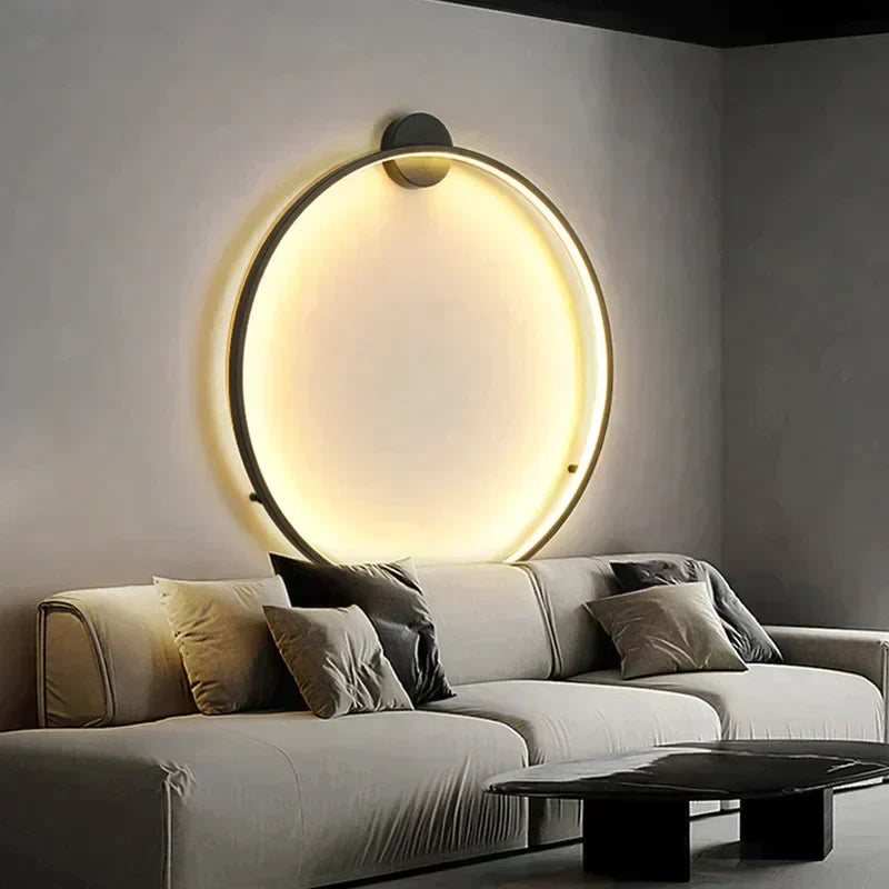 Lampe Murale LED Rond Design pour Chambre à Coucher