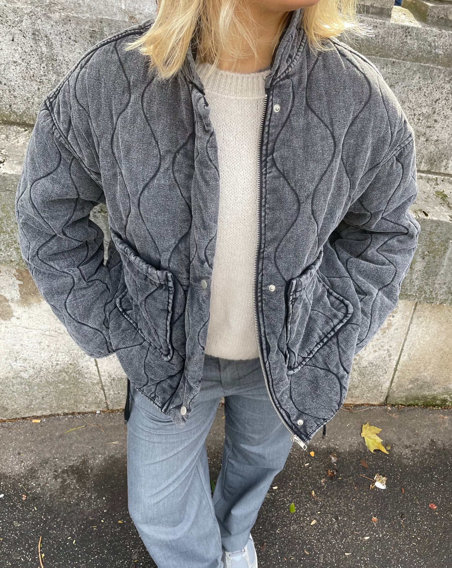 Manteau Gris Clair et Confortable - luxestyle