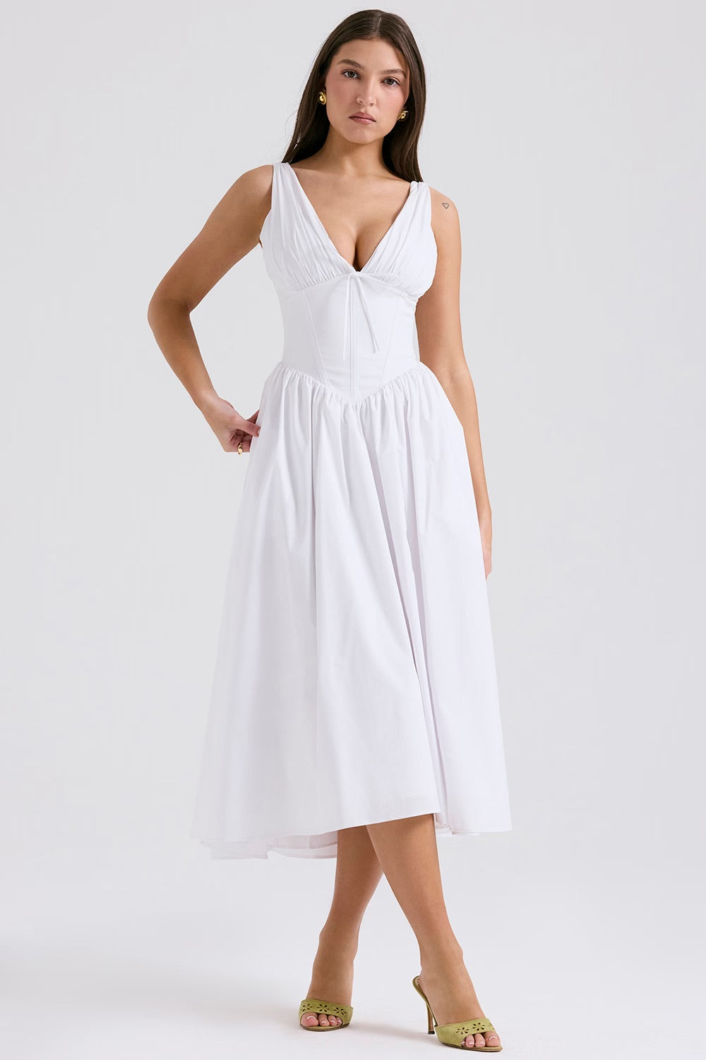 Robe Été Florale Femme - Robe Décontractée avec Poches