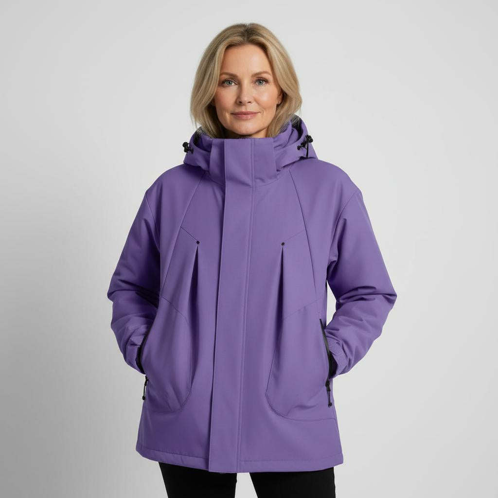 Veste imperméable femme verte légère