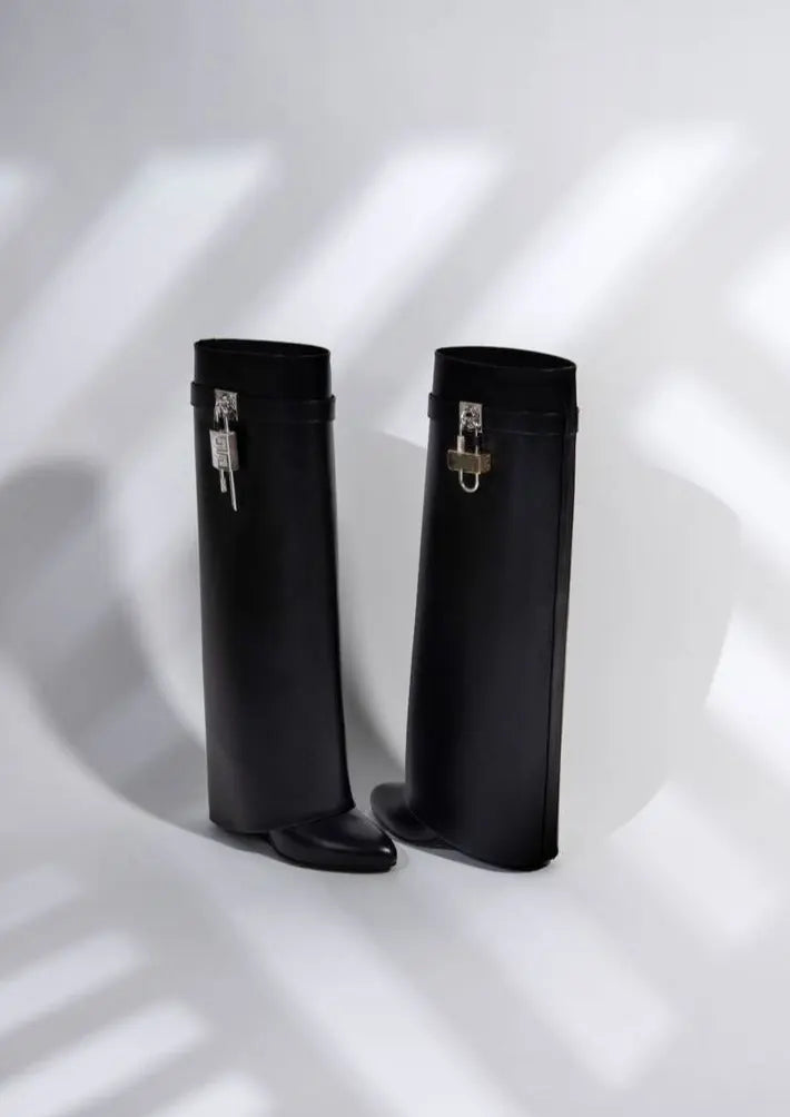 Sophie | Hochwertige Hilary-Stiefel aus Schwarzem Rindsleder – Eleganz und Qualität Zendoo.de