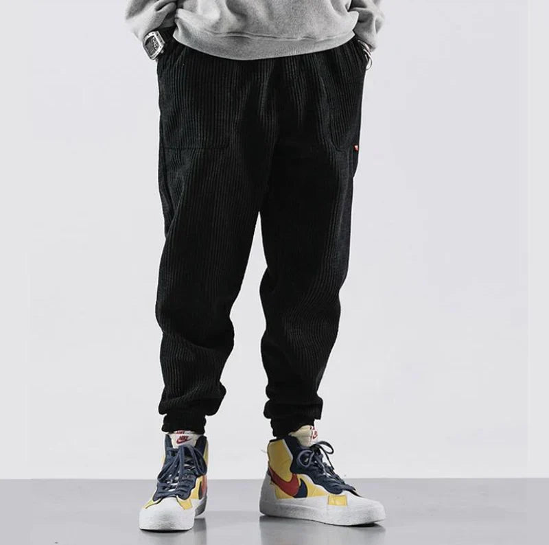 Pantalon de Jogging Corduroy Confortable Homme