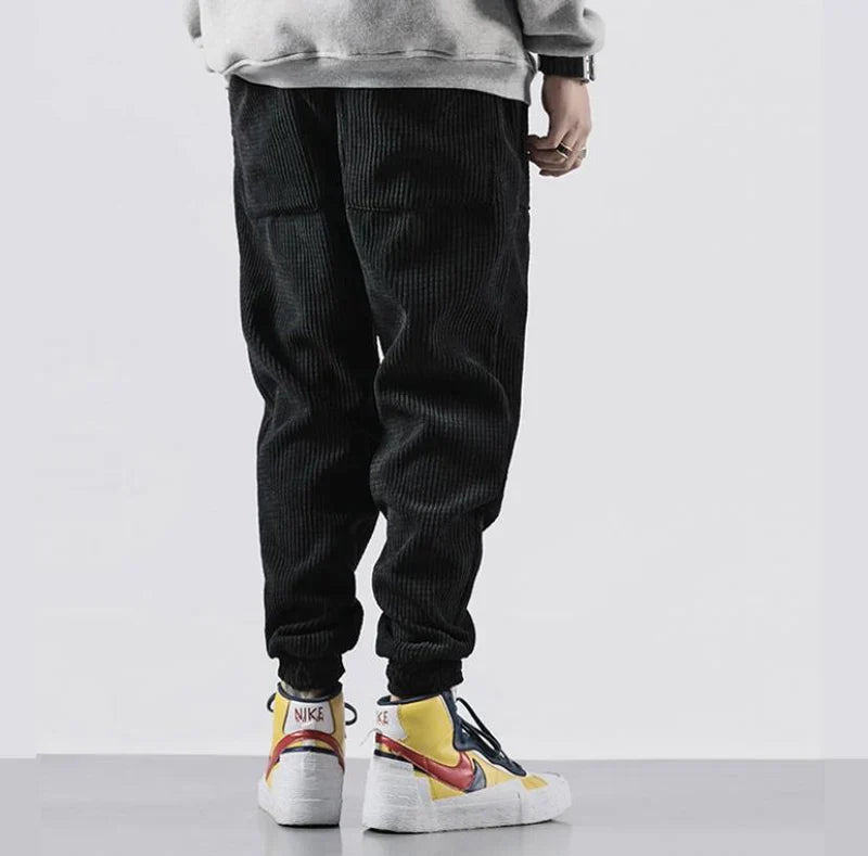 Pantalon de Jogging Corduroy Confortable Homme