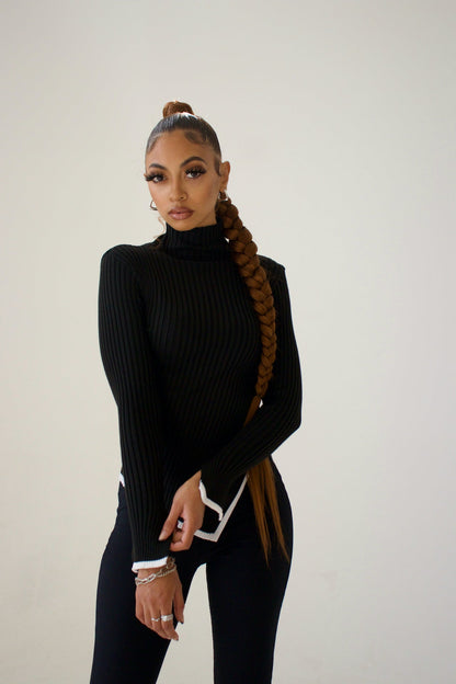 Pull à Col Roulé Femme Classique