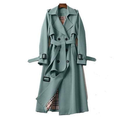 Trenchcoat Femme Classique Hiver avec Ceinture