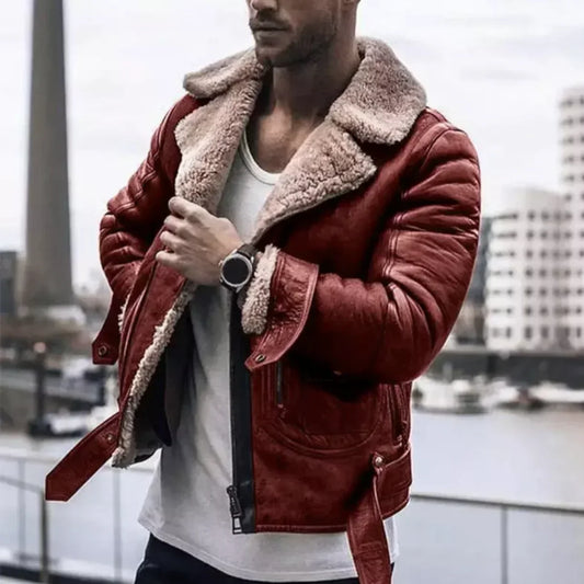 Blouson Cuir Homme Noir Élégant et Confortable - PanierRoyale