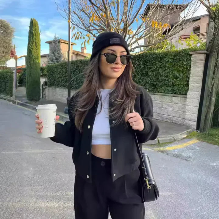 Veste Femme Tricotée Manches Longues Chic et Féminine - PanierRoyale