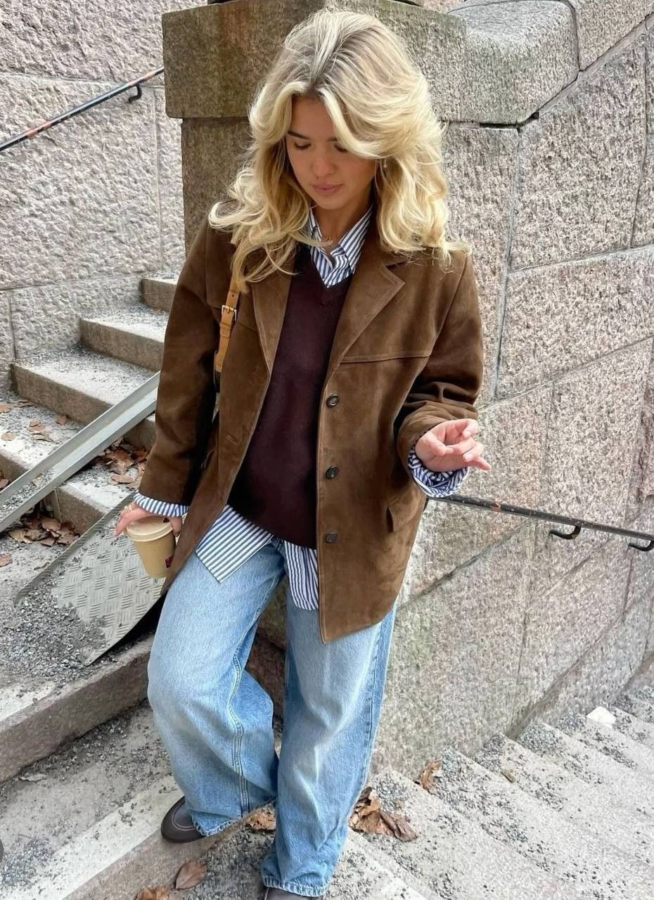Blazer femme oversize élégant pour travail et détente