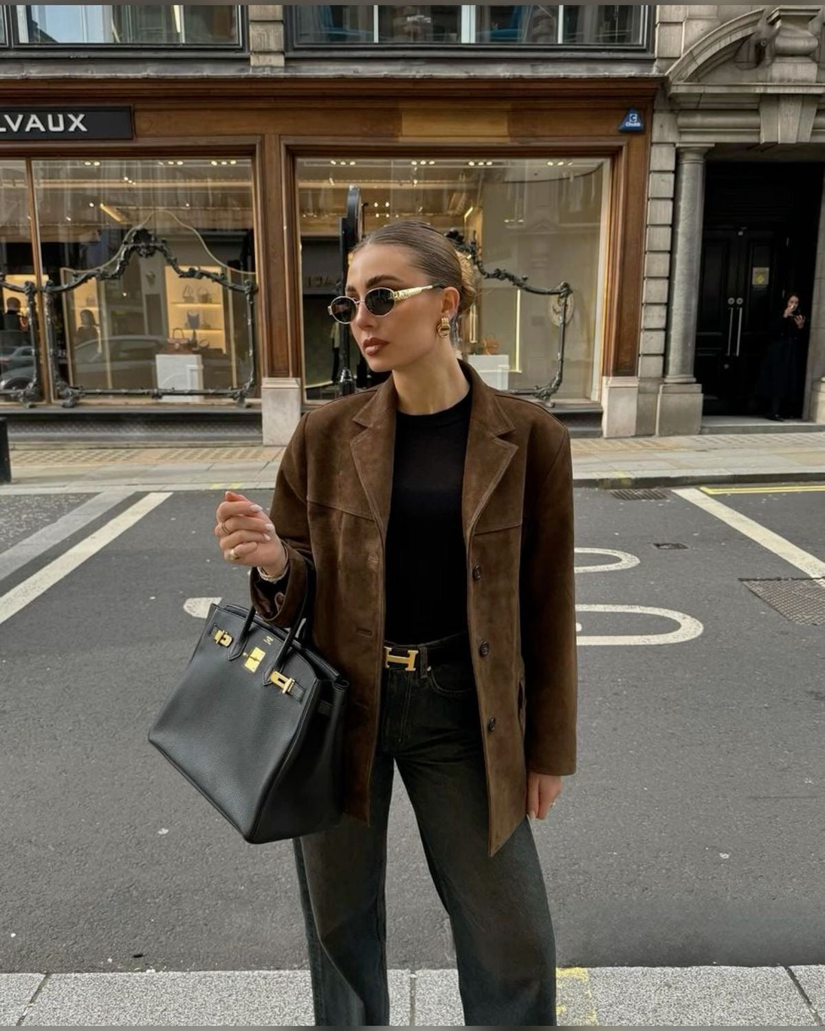 Blazer femme oversize élégant pour travail et détente - BerlinGlamour