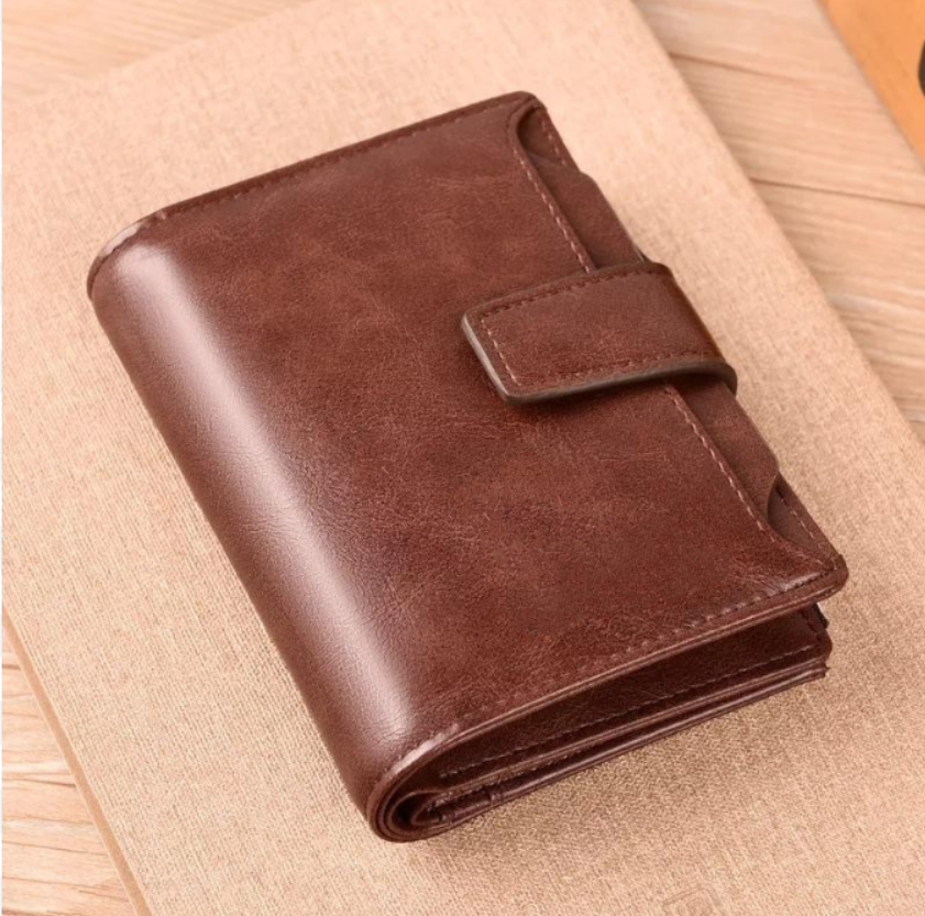 Portefeuille Homme Sécurisé Anti-Vol avec Protection RFID