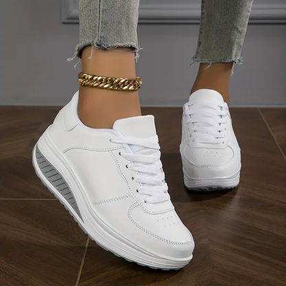 Baskets Hautes Femmes Gris Bleu Sport