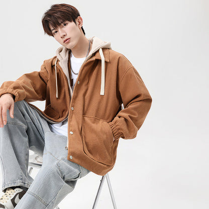 Blouson Homme Hiver Doublé et Chauffant