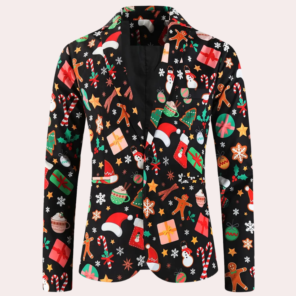 NELIO - Blazer de Fête Élégant pour Hommes