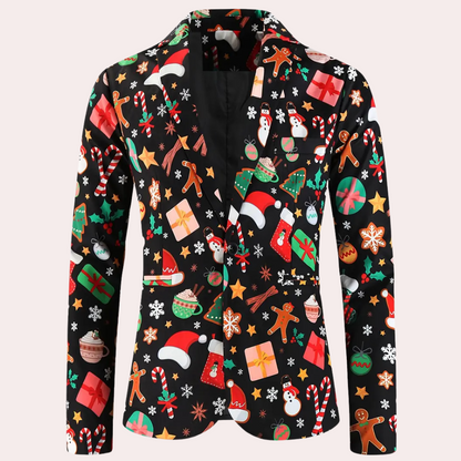 NELIO - Blazer de Fête Élégant pour Hommes