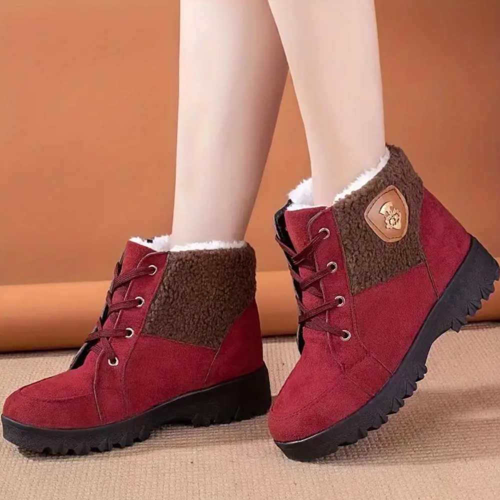 AMILA - Bottes Chaudes et Épaisses pour Femmes en Hiver