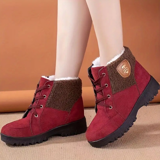 AMILA - Bottes Chaudes et Épaisses pour Femmes en Hiver