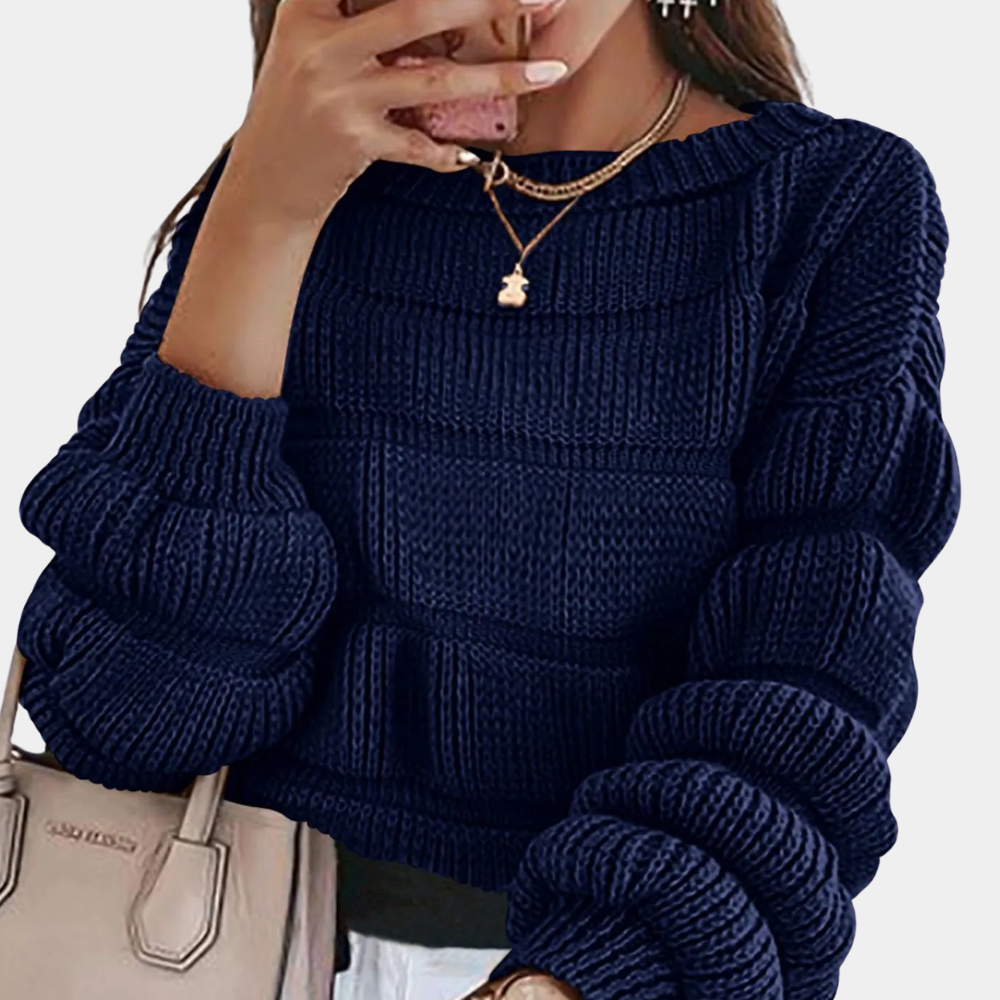 Pull Femme Tricoté Élégant et Doux