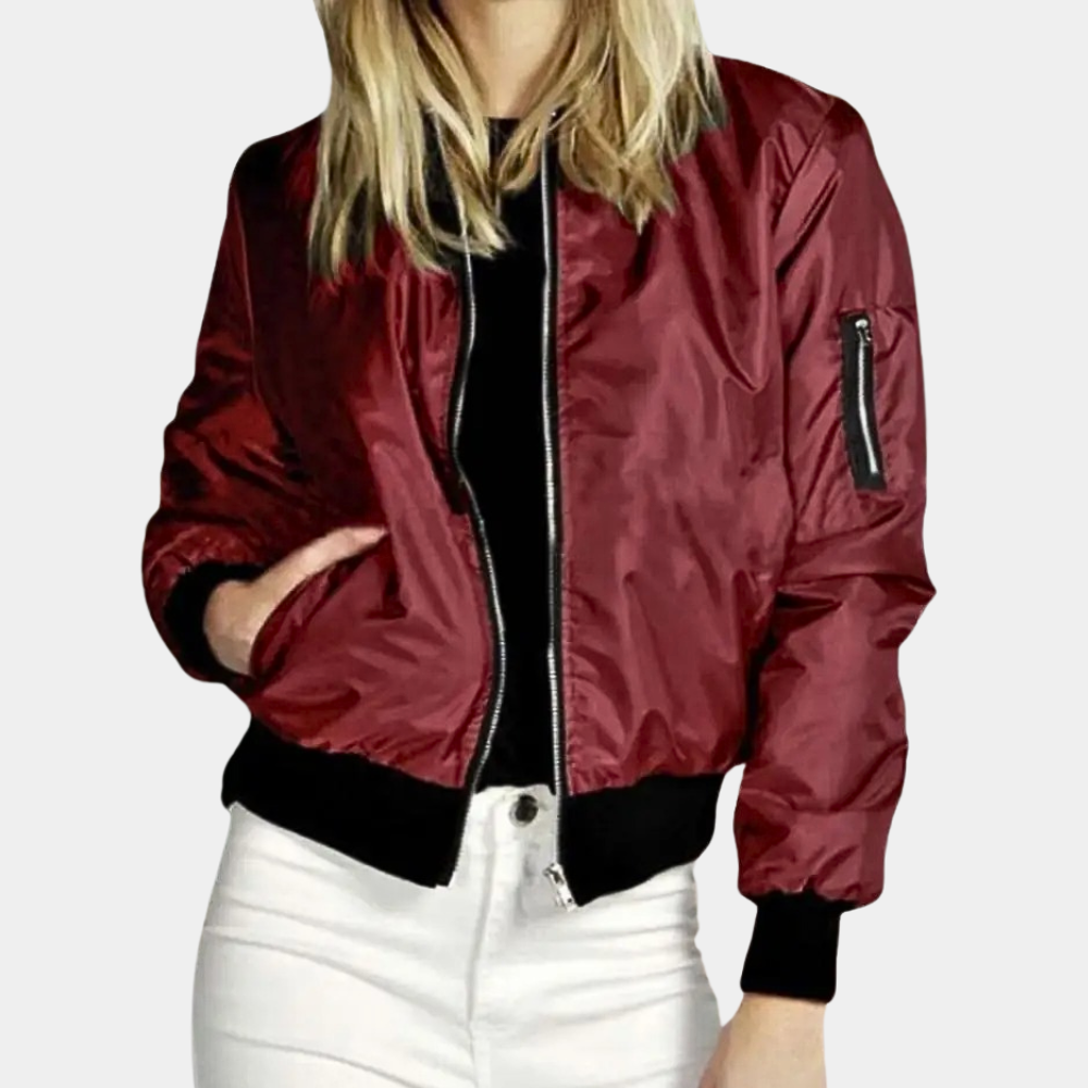Veste Été Légère Femme avec Poches et Manches Courtes