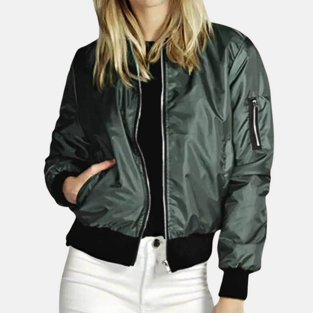 Veste Été Légère Femme avec Poches et Manches Courtes