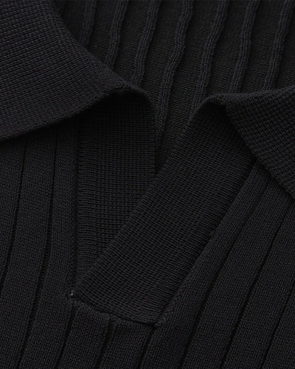 Polo Homme Manches Courtes Fines Rayures