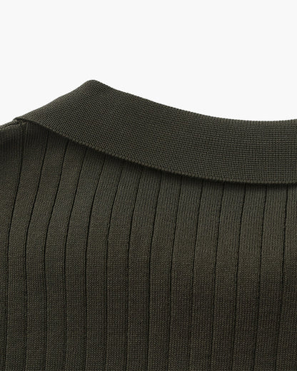 Polo Homme Manches Courtes Fines Rayures