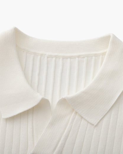 Polo Homme Manches Courtes Fines Rayures