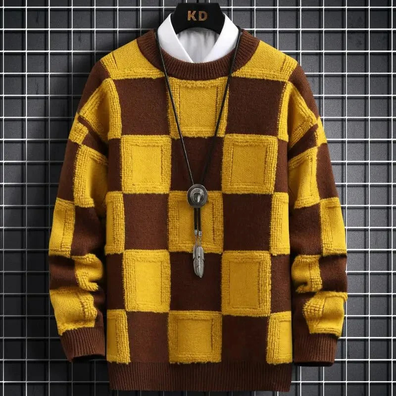 Pull Cachemire Homme Col Rond Confortable & Élégant