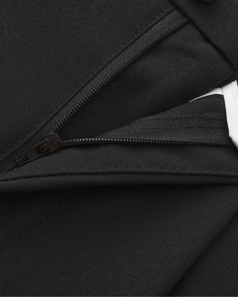Pantalon Taille Haute Élégant Jambes Larges
