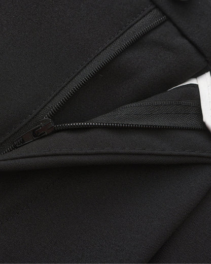 Pantalon Taille Haute Élégant Jambes Larges